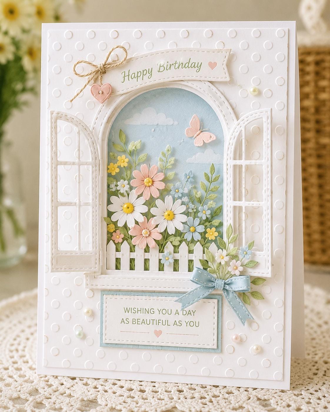 Polka Dot Embossing Folder, Card Making Texture Tool for Scrapbooking