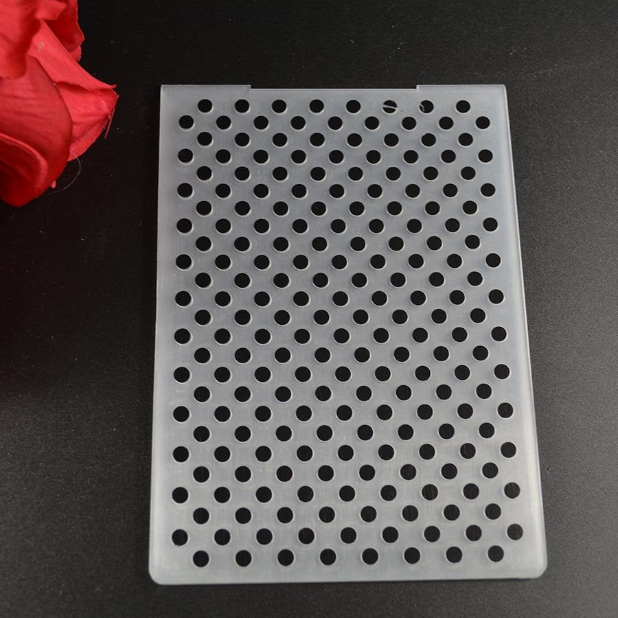 Polka Dot Embossing Folder, Card Making Texture Tool for Scrapbooking