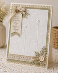 Dandelion background embossing folder for card making stationary paper crafts stencil cutting die background