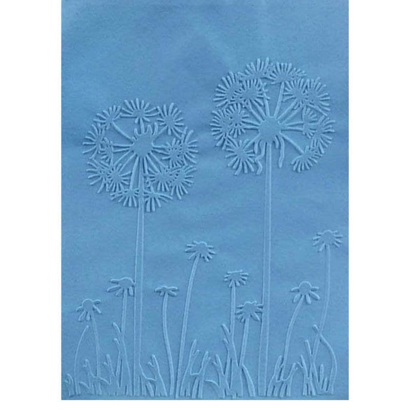 Dandelion background embossing folder for card making stationary paper crafts stencil cutting die background