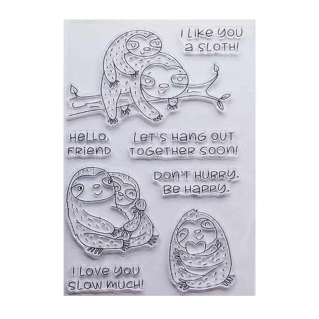 Sloth Clear Stamp Sheet | Card Making, Scrapbooking