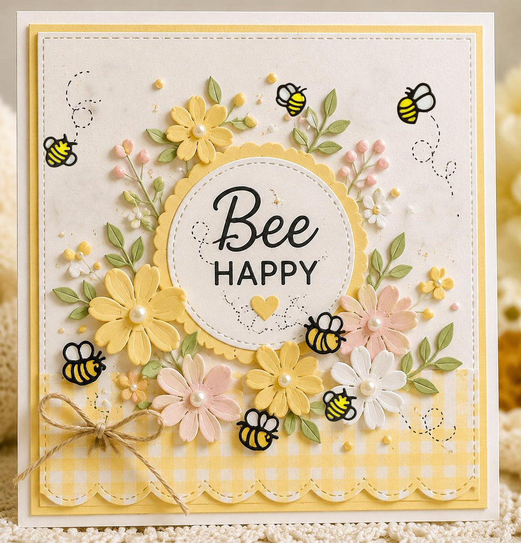 Honey Bee Metal Die Cut, DIY Scrapbooking Stencil