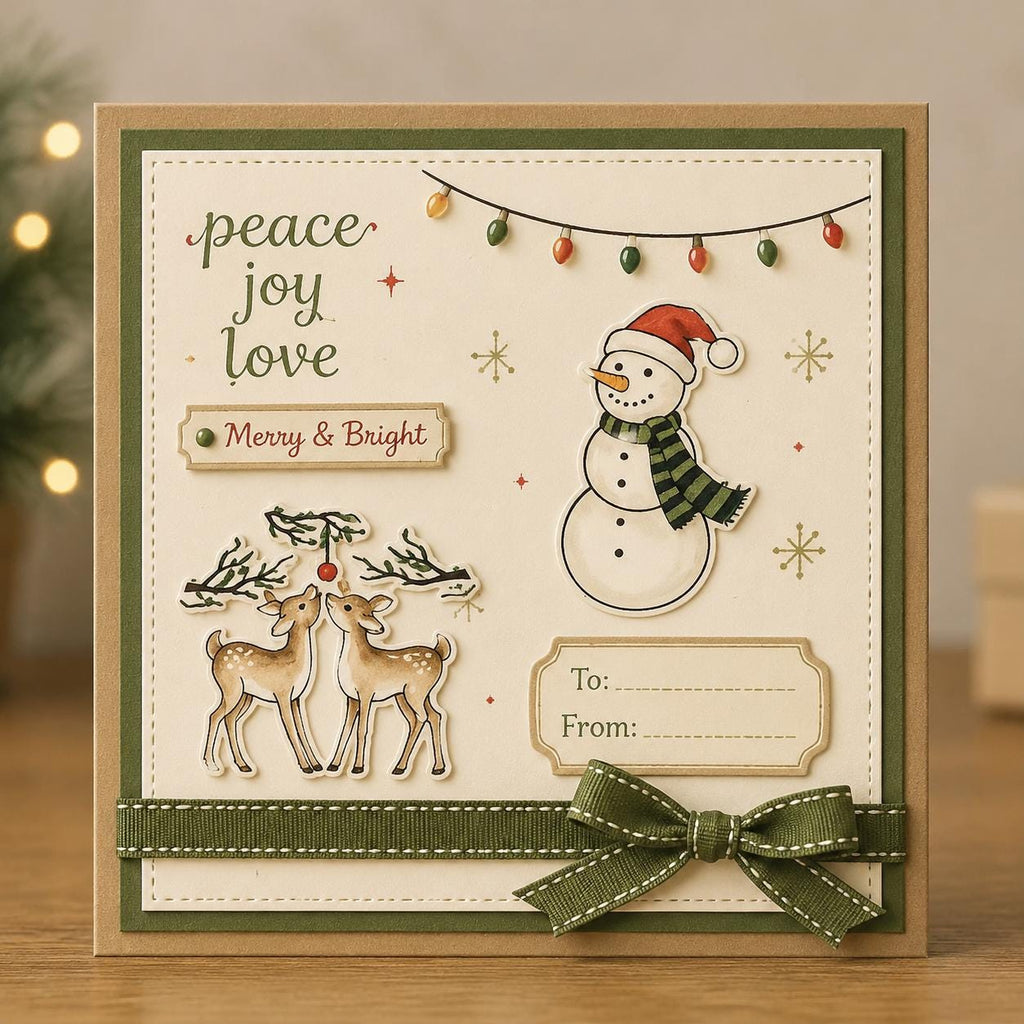 Winter Clear Stamp Set for DIY Scrapbooking, Card Making