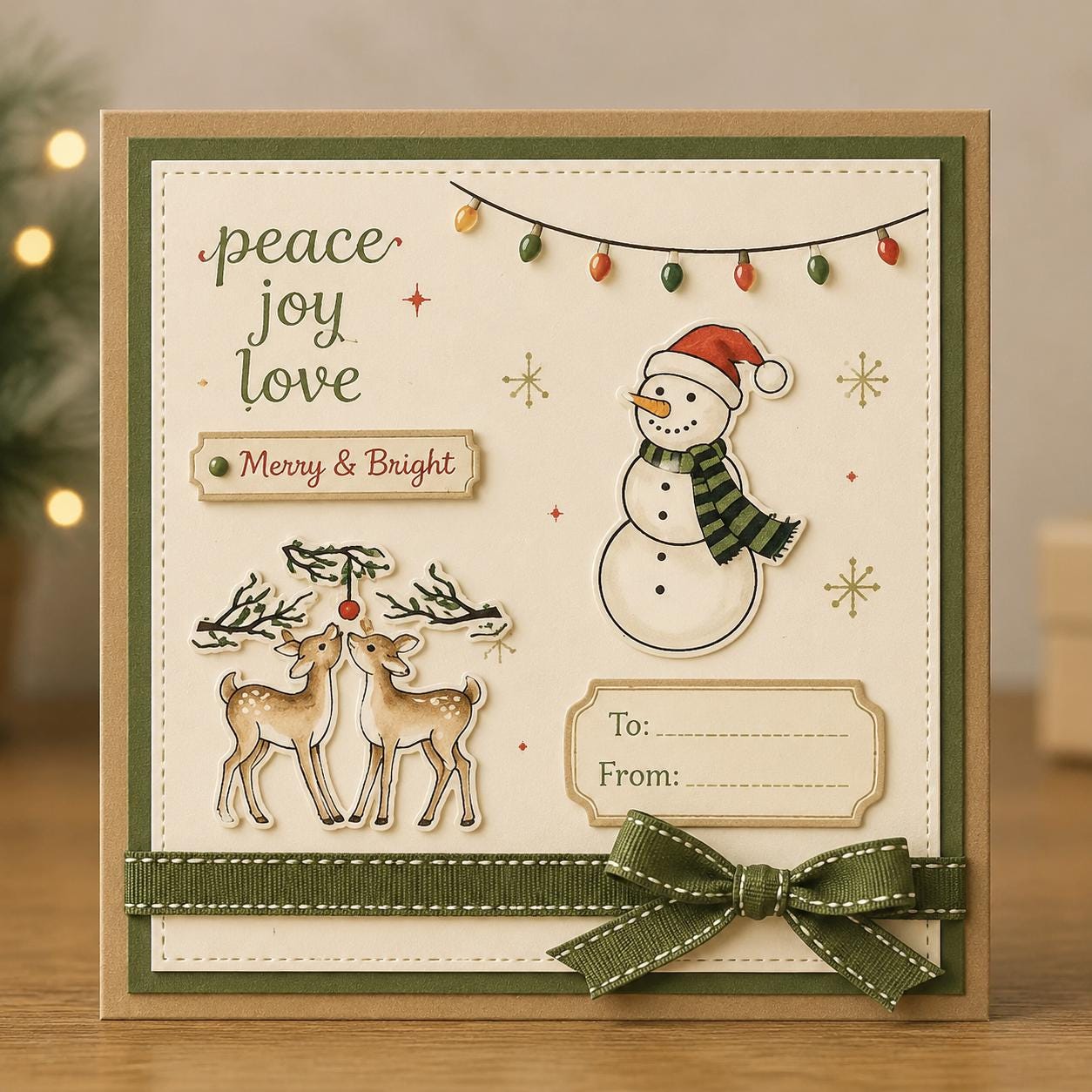 Winter Clear Stamp Set for DIY Scrapbooking, Card Making