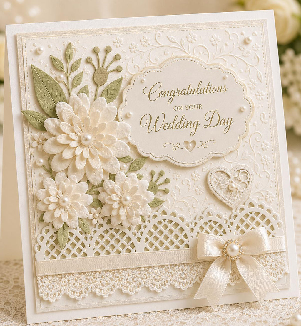 Flower Petals & Leaves Metal Die Cut, DIY Scrapbooking Stencil