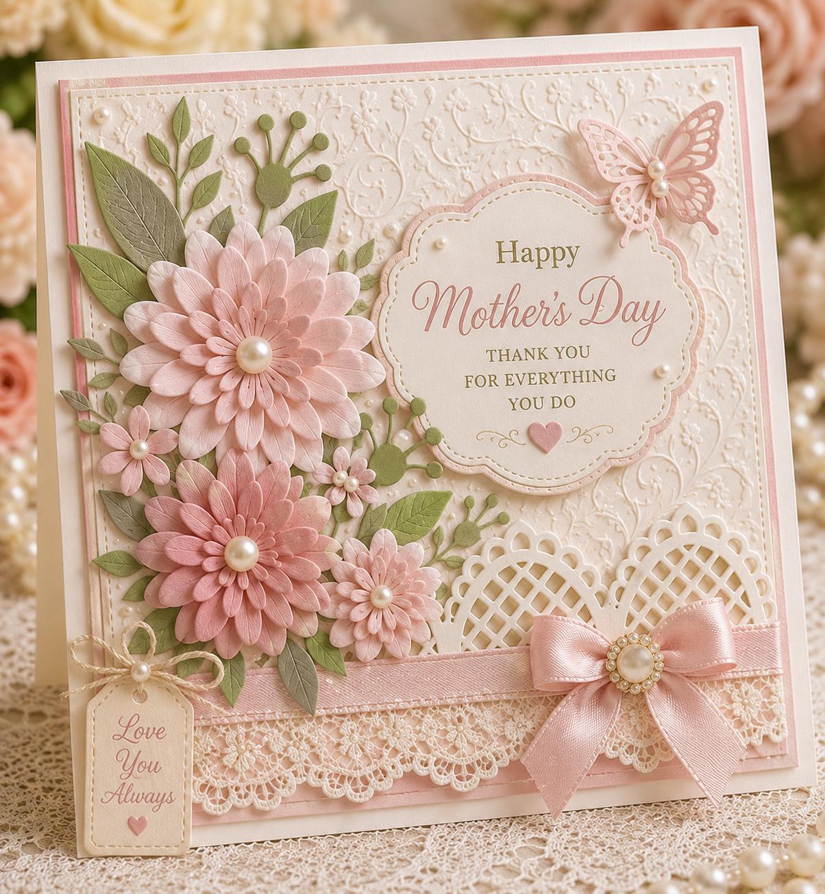 Flower Petals & Leaves Metal Die Cut, DIY Scrapbooking Stencil