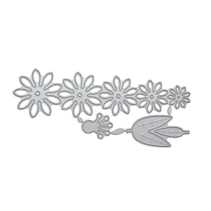 Flower Petals & Leaves Metal Die Cut, DIY Scrapbooking Stencil