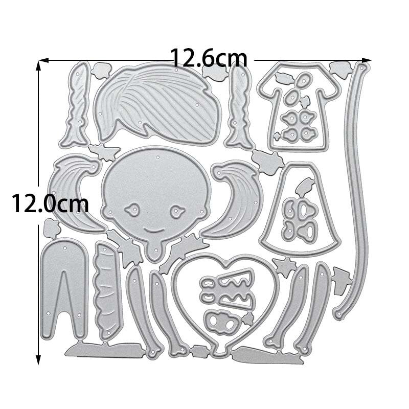 Kids Theme Metal Cutting Die for Cards and Crafts