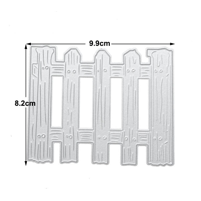 Fence and Lavender Metal Cutting Die Set for Cards