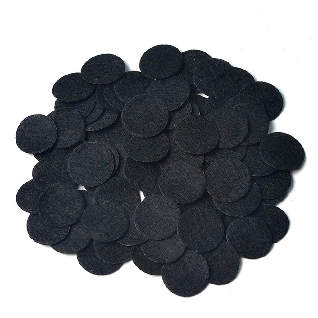 300 Round Felt Patches, 3cm Embroidered Fabric Appliques for DIY Crafts