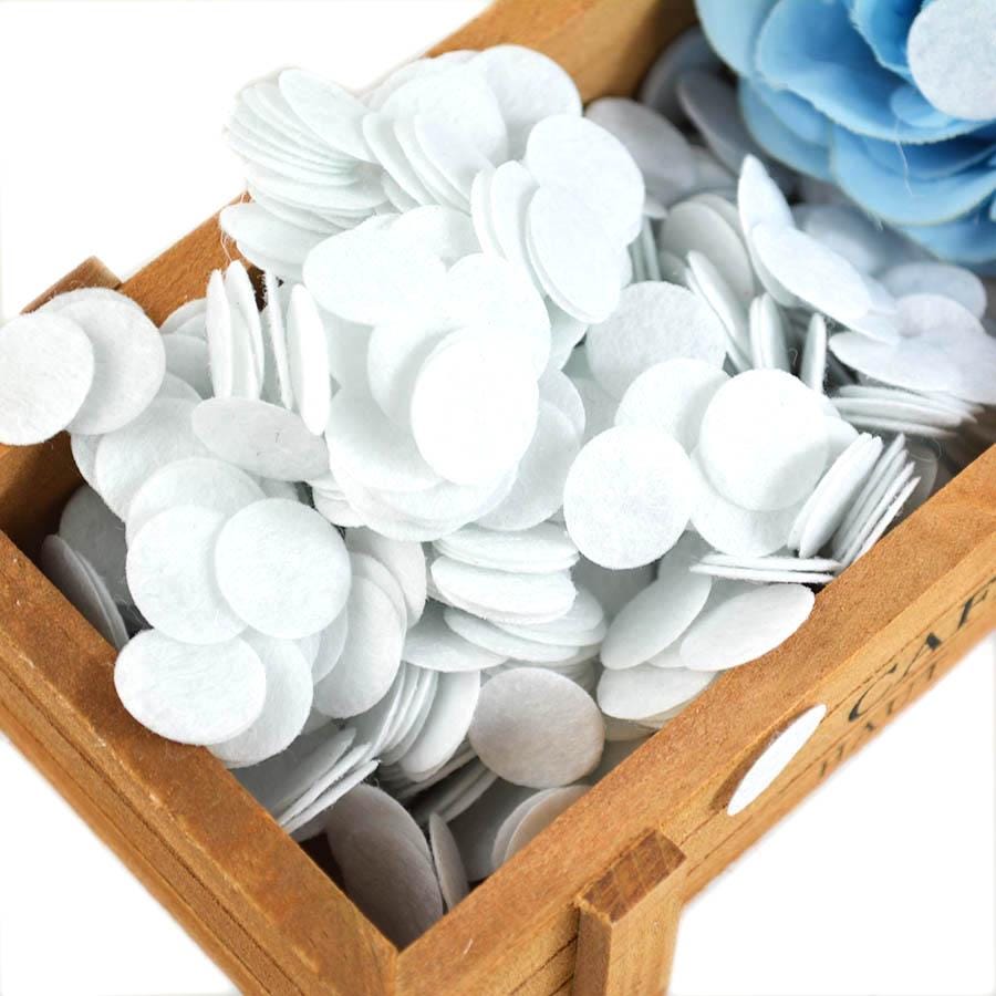 500 Acrylic Felt Circles, Mixed Colors for Sewing and DIY Crafts