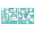 Wedding Clear Stamp Set | Bride & Groom Silicone Stamps for Cardmaking