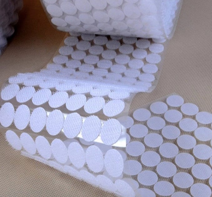 Self Adhesive Hook and Loop Dots, Strong Nylon Fasteners