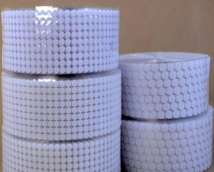 Self Adhesive Hook and Loop Dots, Strong Nylon Fasteners