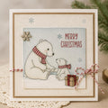 Christmas Bears Clear Stamp Set, Holiday Stamps for Card Making