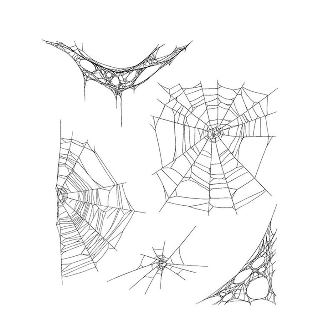 Spider Web Clear Stamp, Scrapbooking DIY (14x14cm)