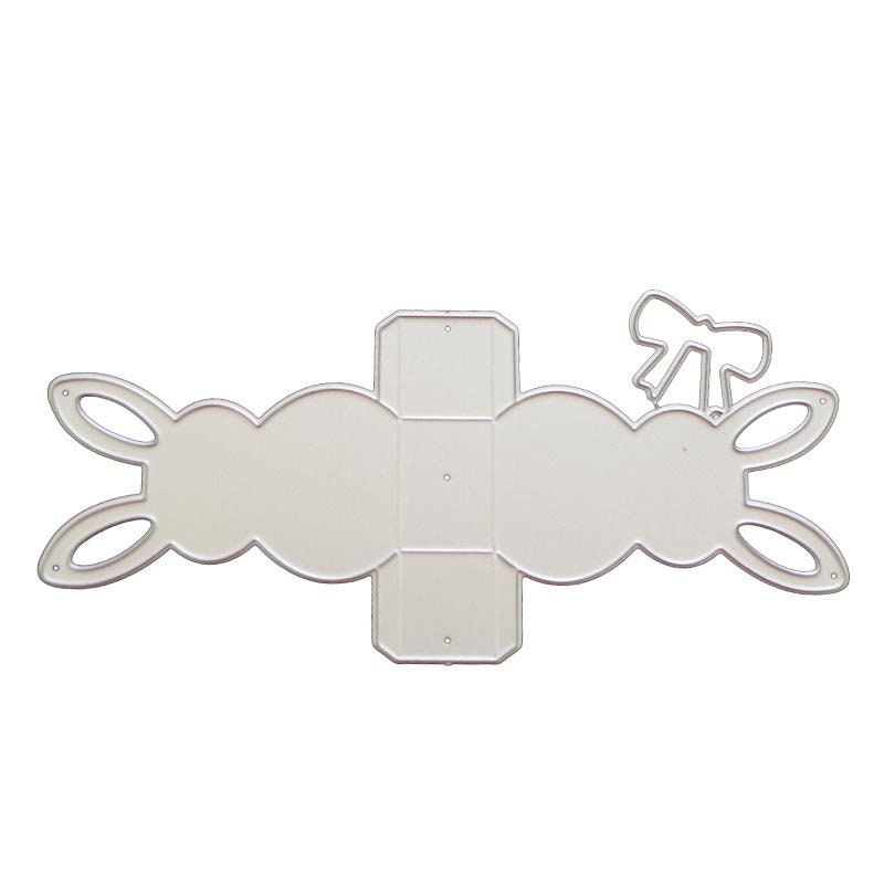 Rabbit Box Metal Cutting Die, Bunny Stencil for Scrapbook Cards