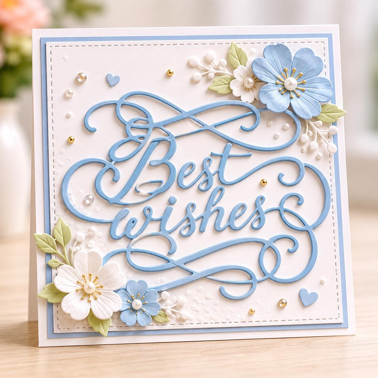 Wishes Metal Cutting Die for Cards and Scrapbooking