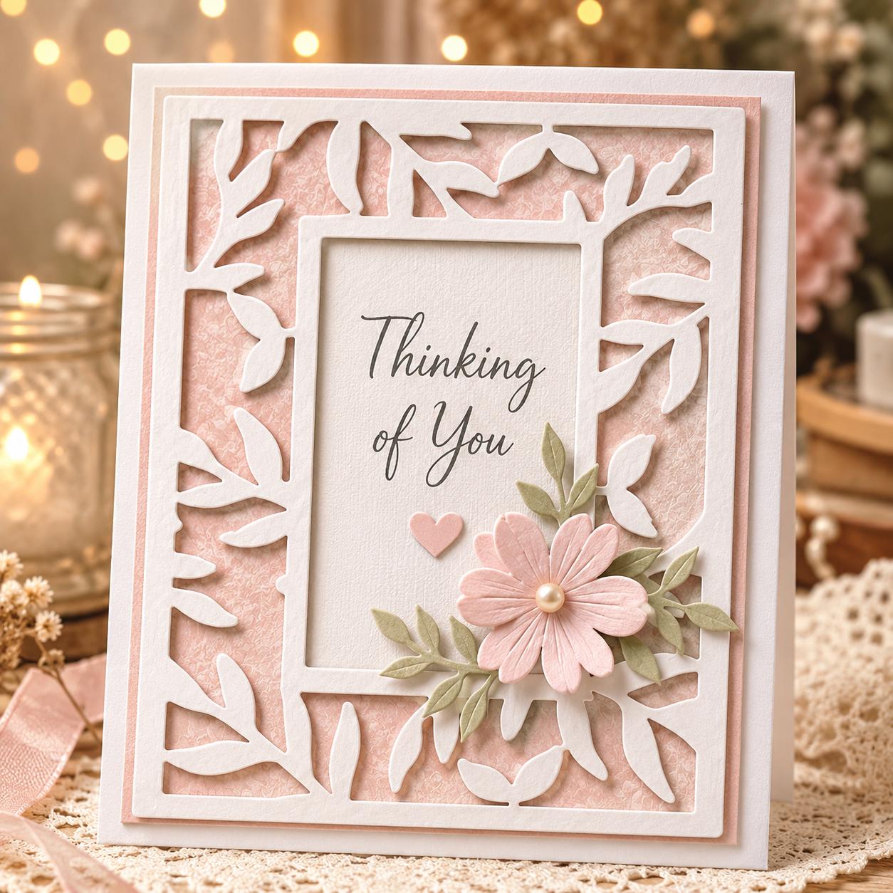Leaves Frame Metal Cutting Die for Cards and Scrapbooking
