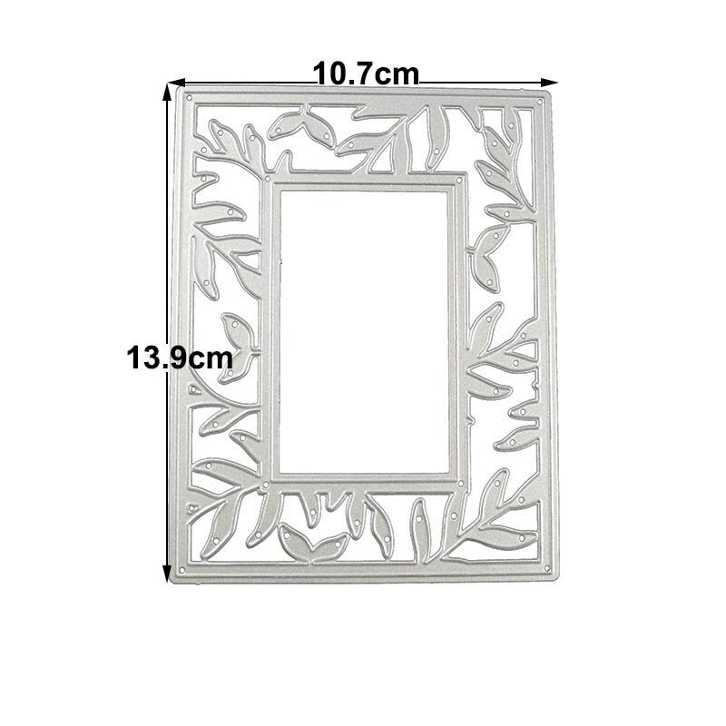 Leaves Frame Metal Cutting Die for Cards and Scrapbooking