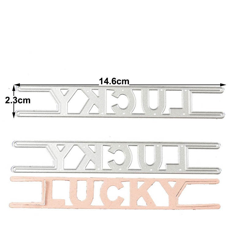 Lucky Words Die Cut | DIY Scrapbooking, Card Making