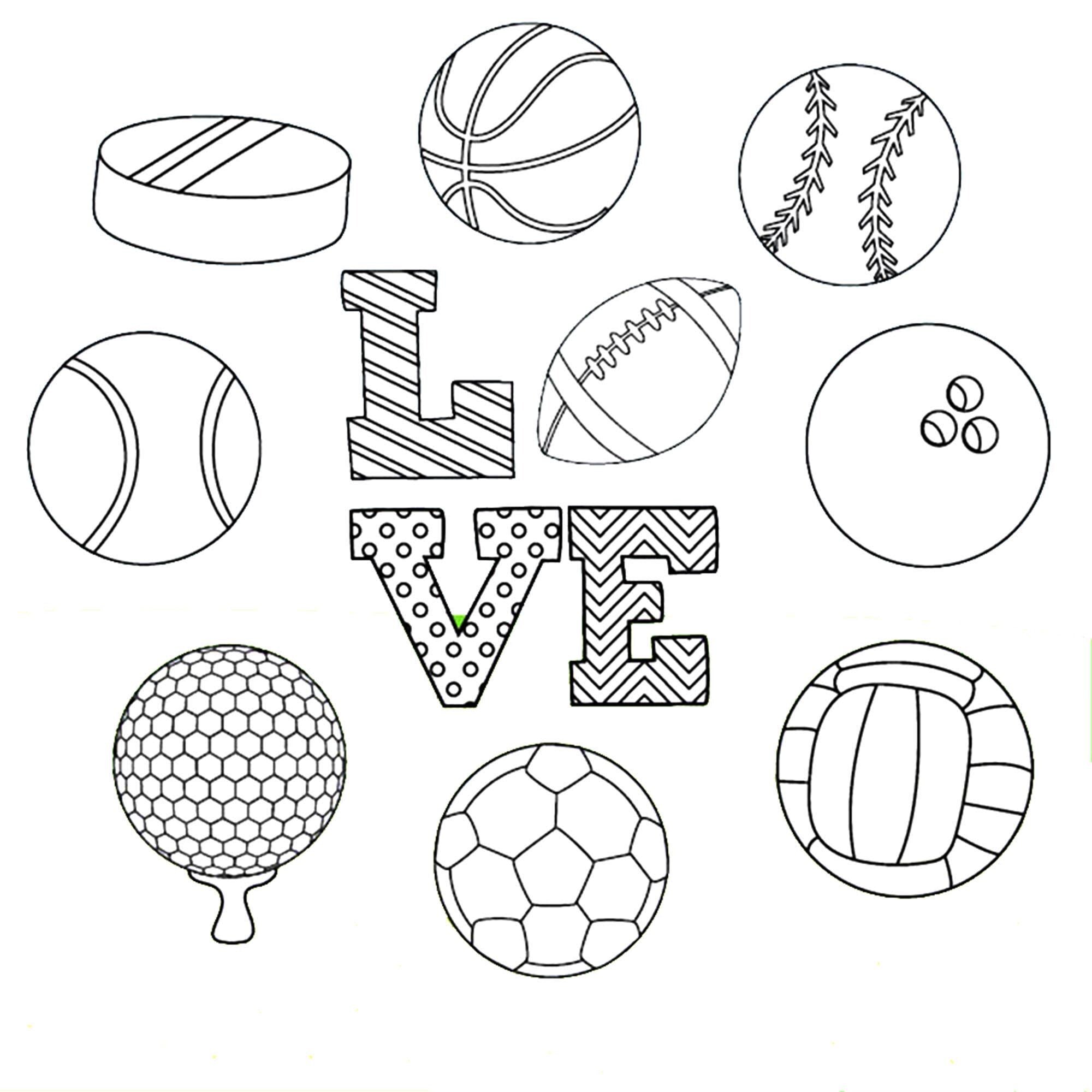 Sports Love Silicone Clear Stamps - Scrapbooking Card Making