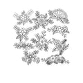 Floral Clear Stamp, 5.6 Inch Flower Background for Cards