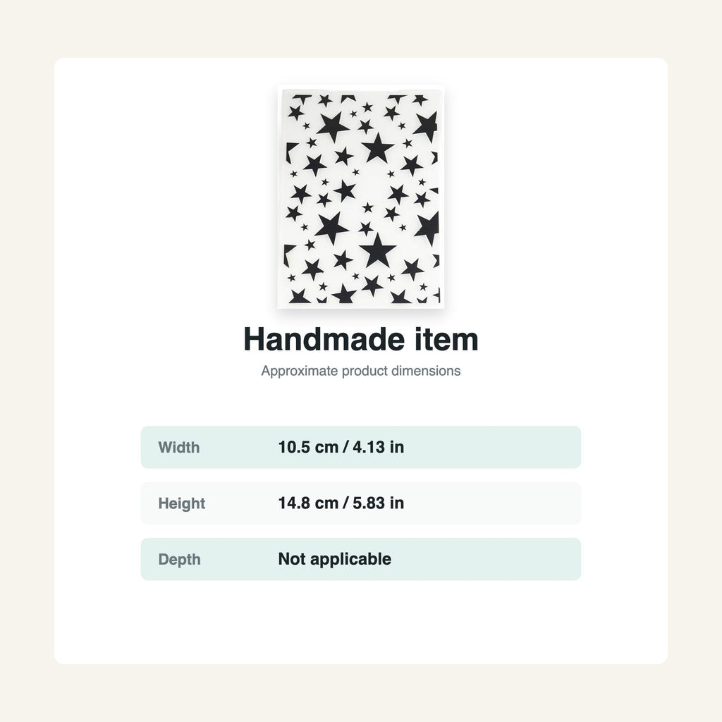 Star Background Embossing Folder for Paper Crafts and Card Making 105x148mm