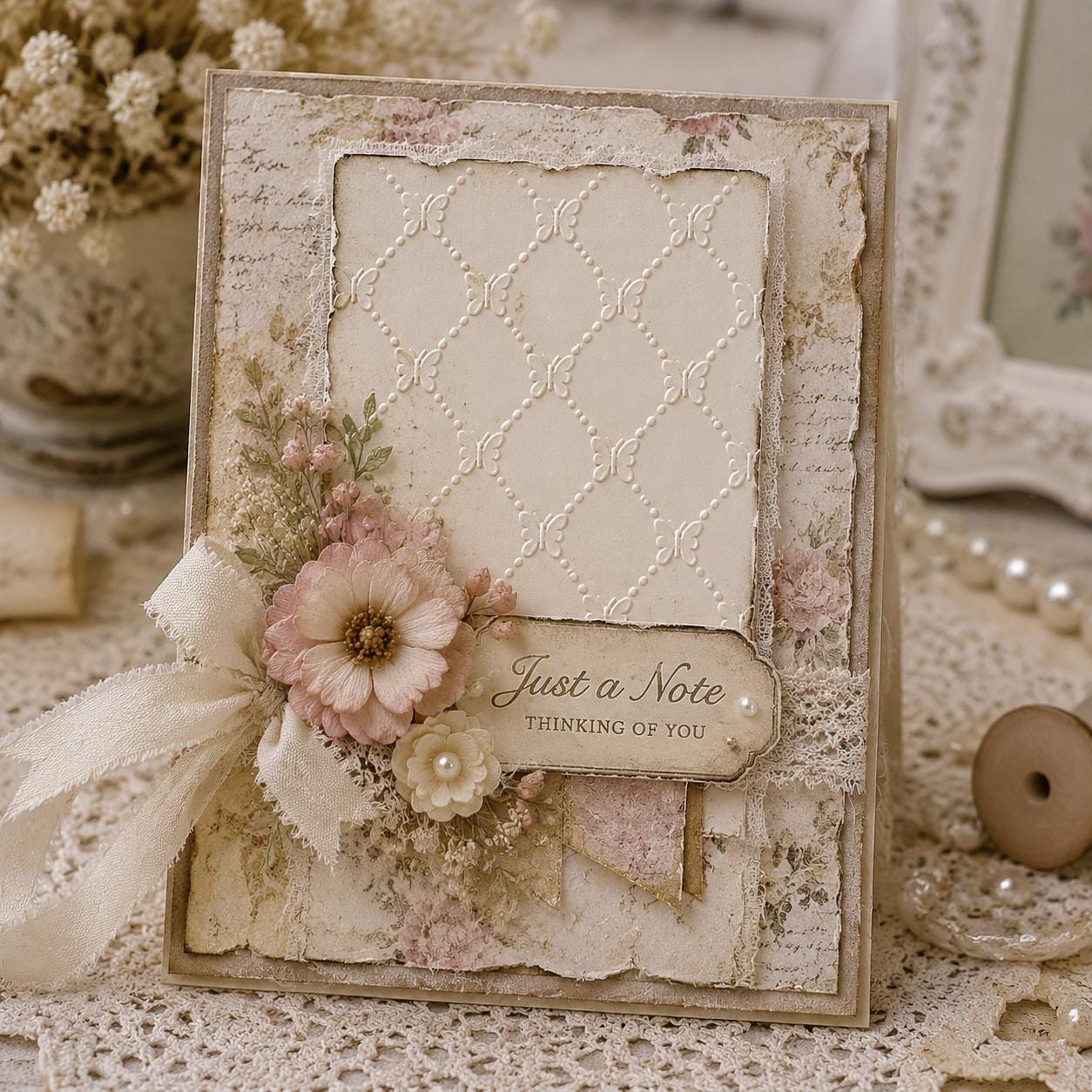Diamond Grid Embossing Folder for Card Making & Paper Crafts 100x75mm