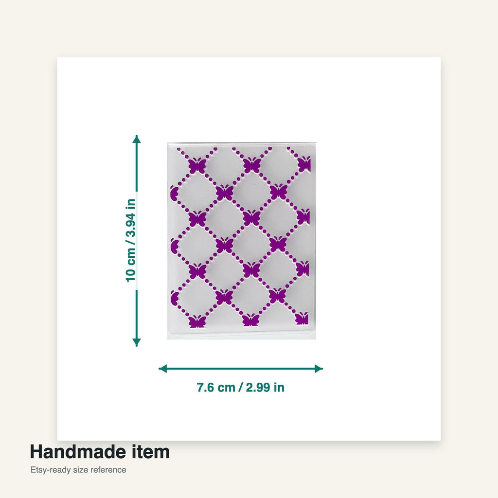 Diamond Grid Embossing Folder for Card Making & Paper Crafts 100x75mm