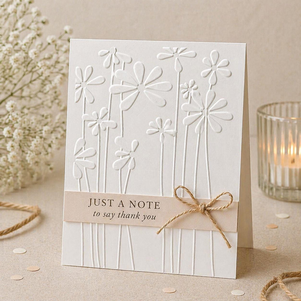 Flower Bouquet Embossing Folder for Card Making 105x148mm - Floral Craft Supplies