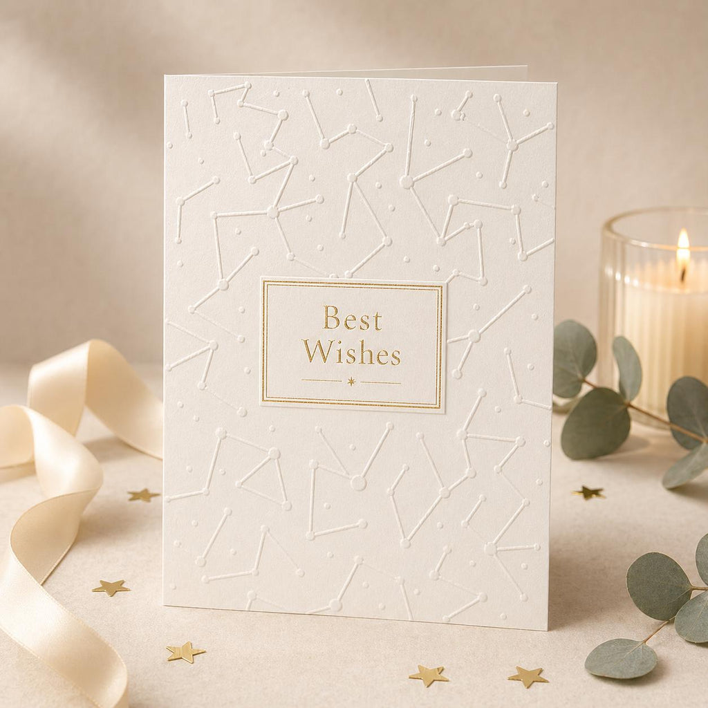 Constellation Embossing Folder for Card Making & Paper Crafts, 105x148mm Background Stencil