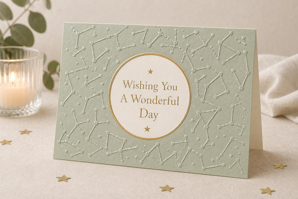 Constellation Embossing Folder for Card Making & Paper Crafts, 105x148mm Background Stencil