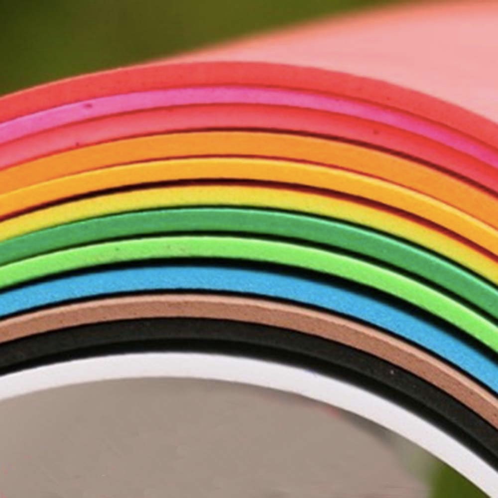 2mm Foam Paper Sheets, Crafting DIY Supplies, Assorted Colors (19x29.5cm)