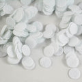 500 White Wool Felt Circles, 2cm Craft Project Supplies