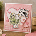 Frog Valentine's Day Clear Stamp Set for Cards