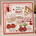 Kawaii Food Clear Stamps, DIY Scrapbooking, Card Making