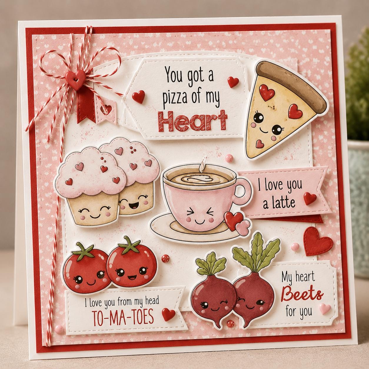 Kawaii Food Clear Stamps, DIY Scrapbooking, Card Making