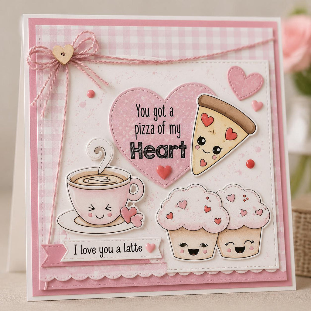 Kawaii Food Clear Stamps, DIY Scrapbooking, Card Making