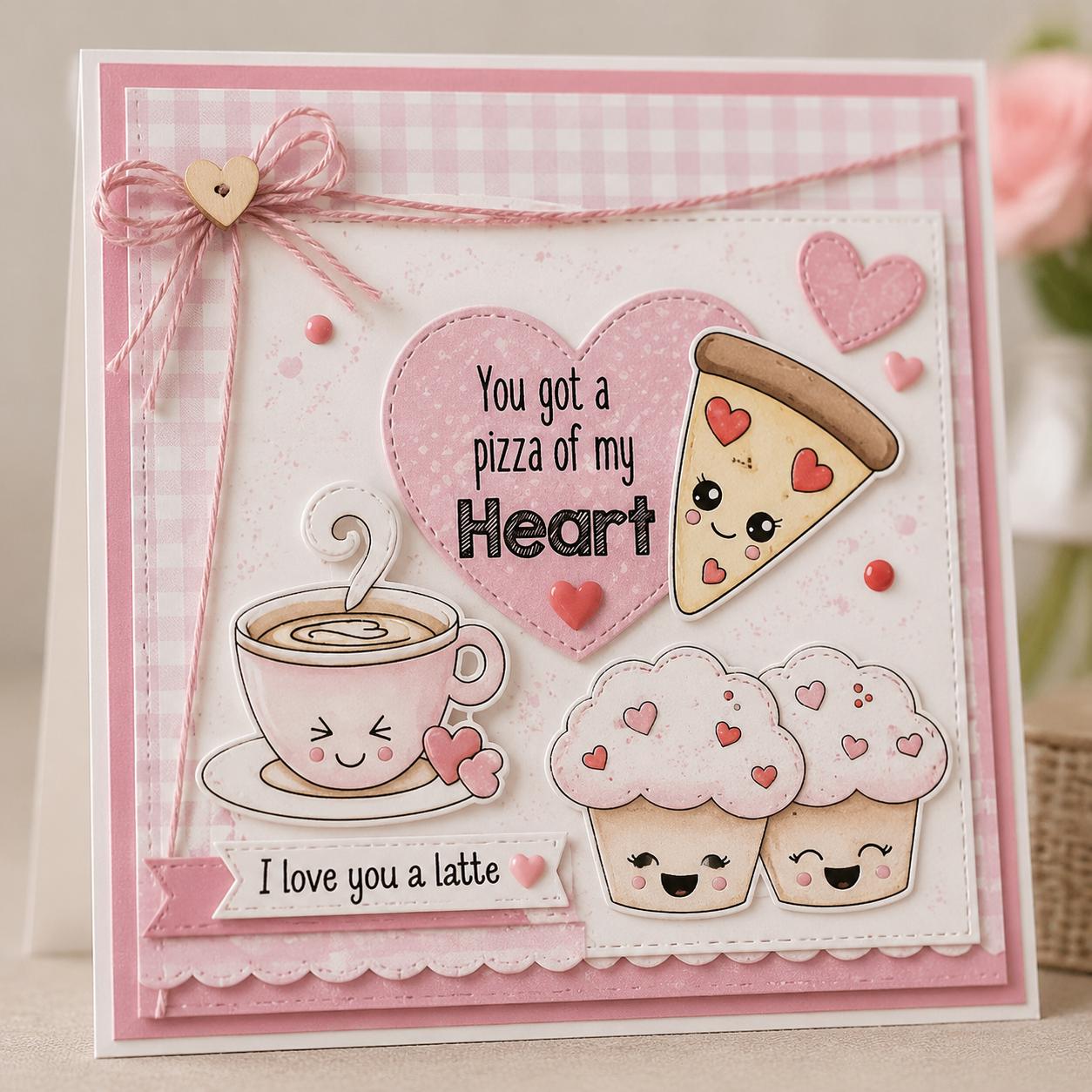 Kawaii Food Clear Stamps, DIY Scrapbooking, Card Making