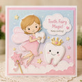Tooth Fairy Clear Stamp Sheet for Kids Cards and Journals