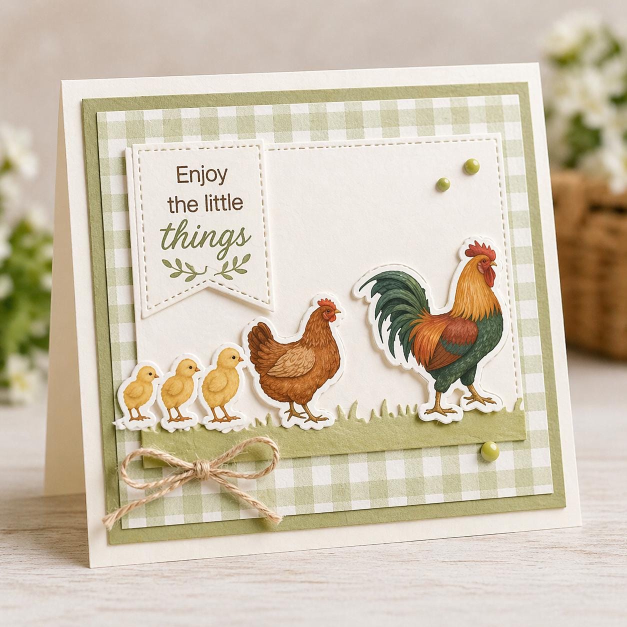 Farm Animal Clear Stamp Set | Chicken Rooster Chick Dog Country Life Stamp | Card Making