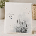 Flower Grass Clear Stamp and Die Set, Card Making (7x9cm)