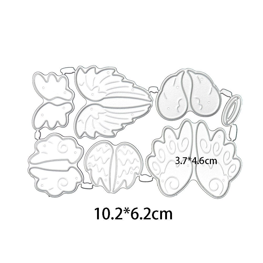 Angel Wings Metal Cutting Dies for Cards and Scrapbooking