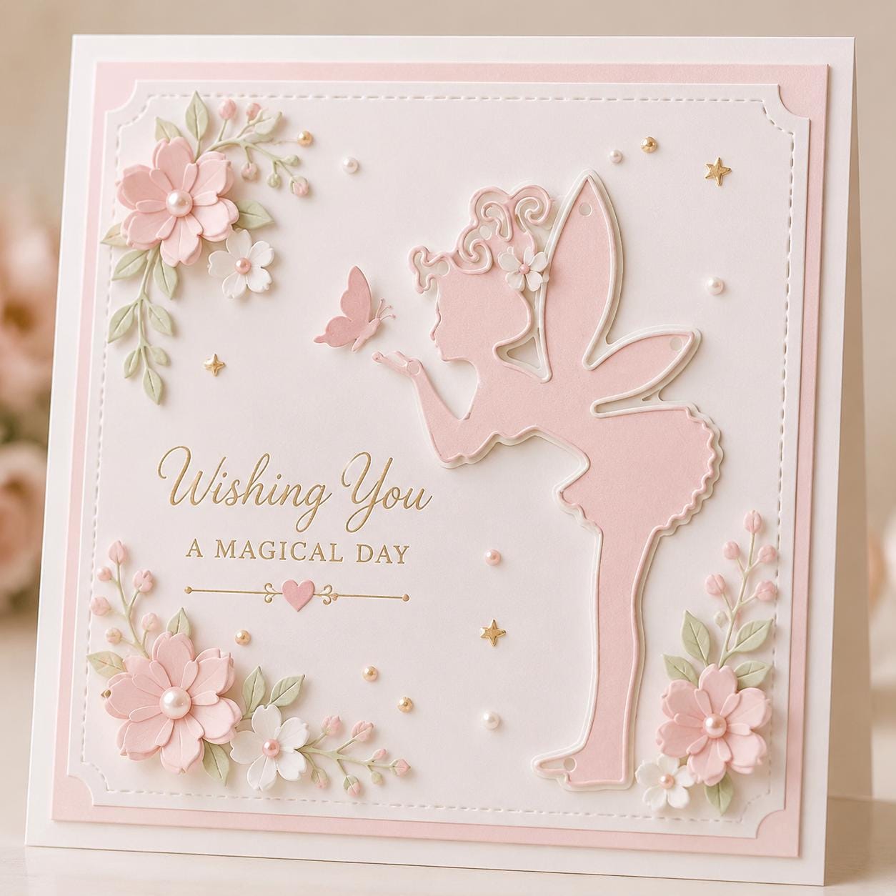 Little Fairy Metal Cutting Die, Card Making Stencil