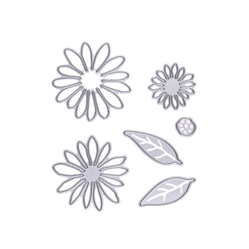 Daisy Flower Metal Cutting Dies, Card Scrapbooking Stencils
