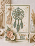 Dream Catcher Metal Cutting Die, Boho Stencil for Scrapbook Cards