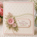 Daisy Dot Embossing Folder, 15 x 15 cm Floral Pattern