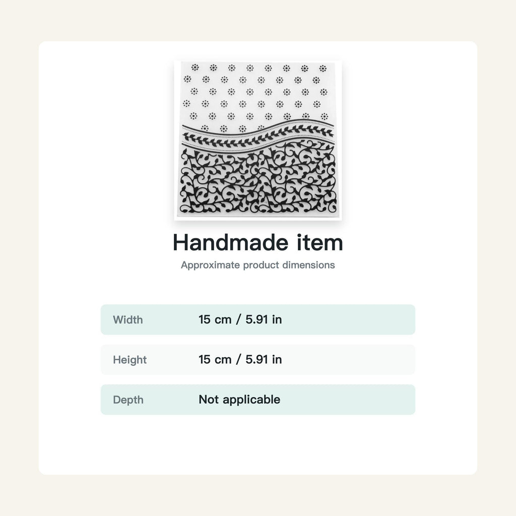 Daisy Dot Embossing Folder, 15 x 15 cm Floral Pattern