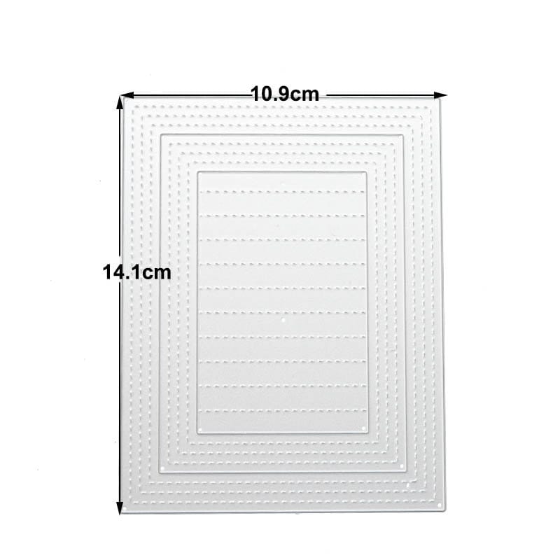 Stitched Frame Metal Cutting Dies for Cards and Scrapbooking